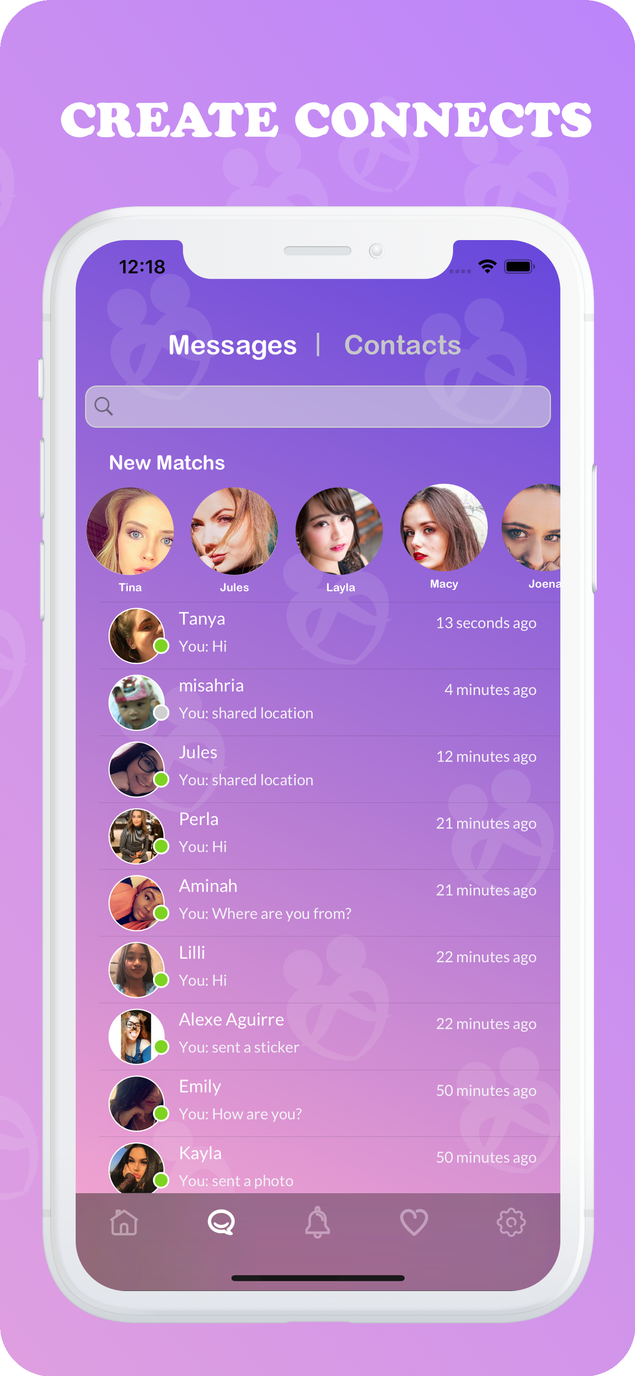 Match and start chatting in Local Dating